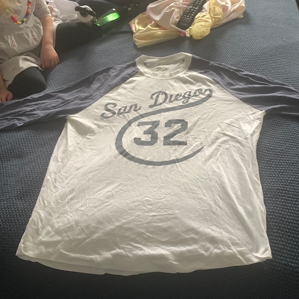 Retro baseball tee